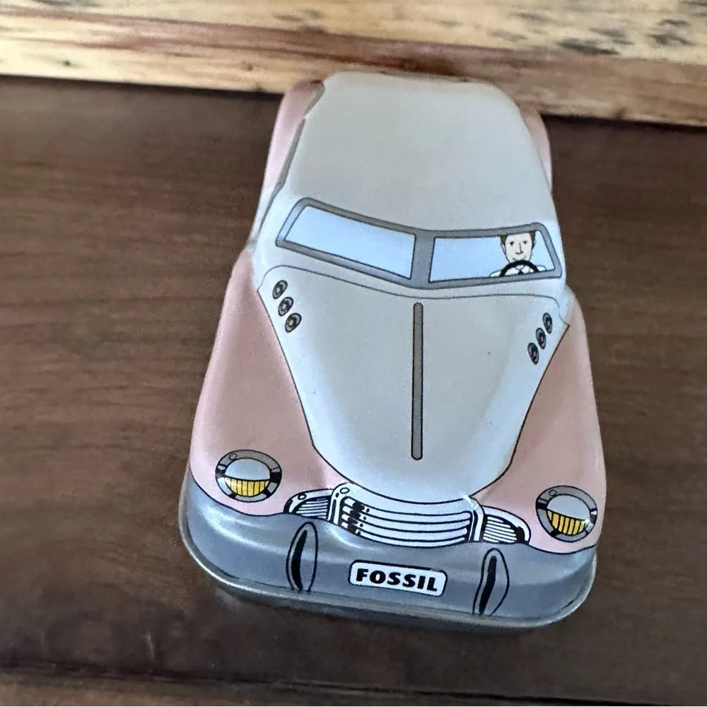 Fossil Vintage watch tin from 1993 Car Shaped Tin Box